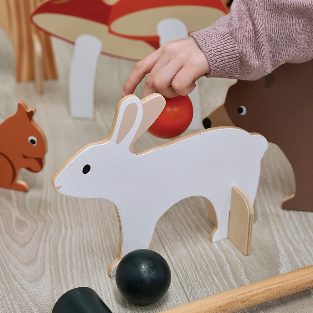 Set de croquet de Interior Woodland, din lemn premium - Woodland Indoor Croquet set - TL8622