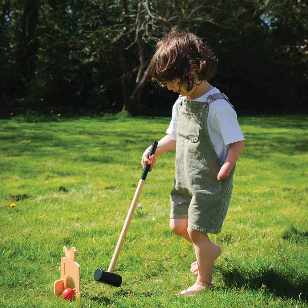 Set de croquet de Interior Woodland, din lemn premium - Woodland Indoor Croquet set - TL8622
