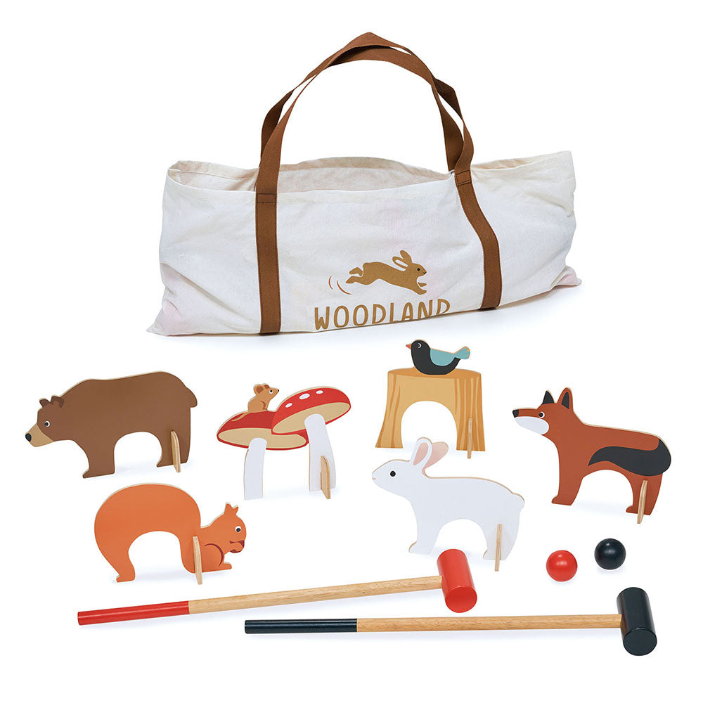 Set de croquet de Interior Woodland, din lemn premium - Woodland Indoor Croquet set - TL8622