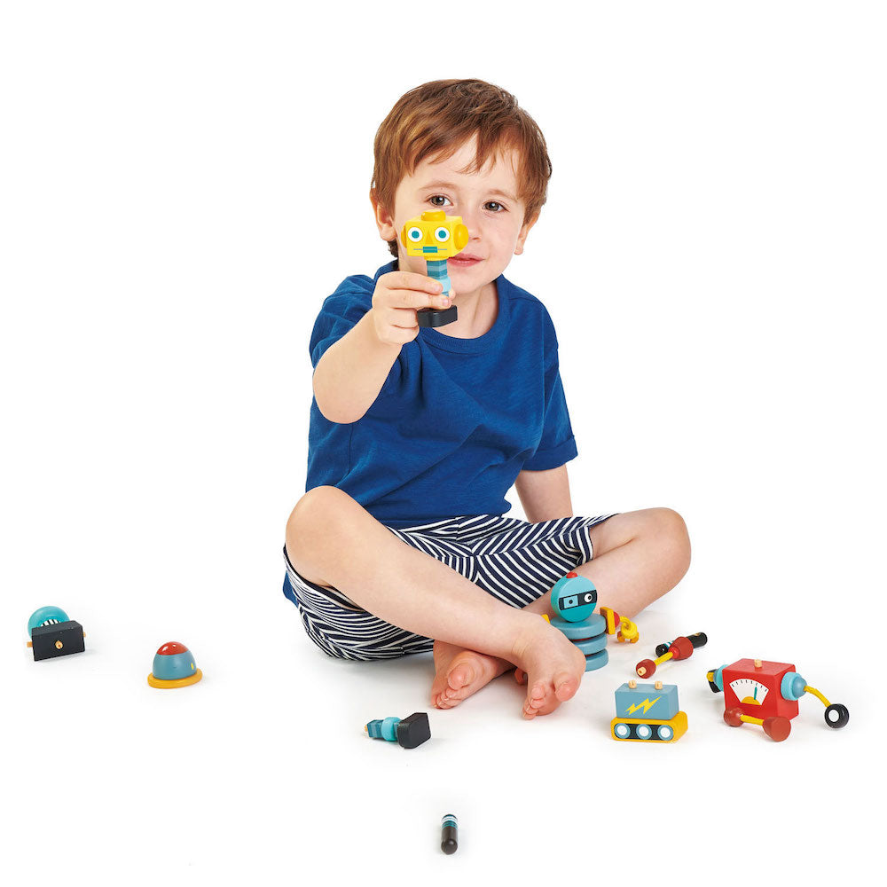 Imagine Figurine robot - Robot Construction - 17 piese -TL8652
