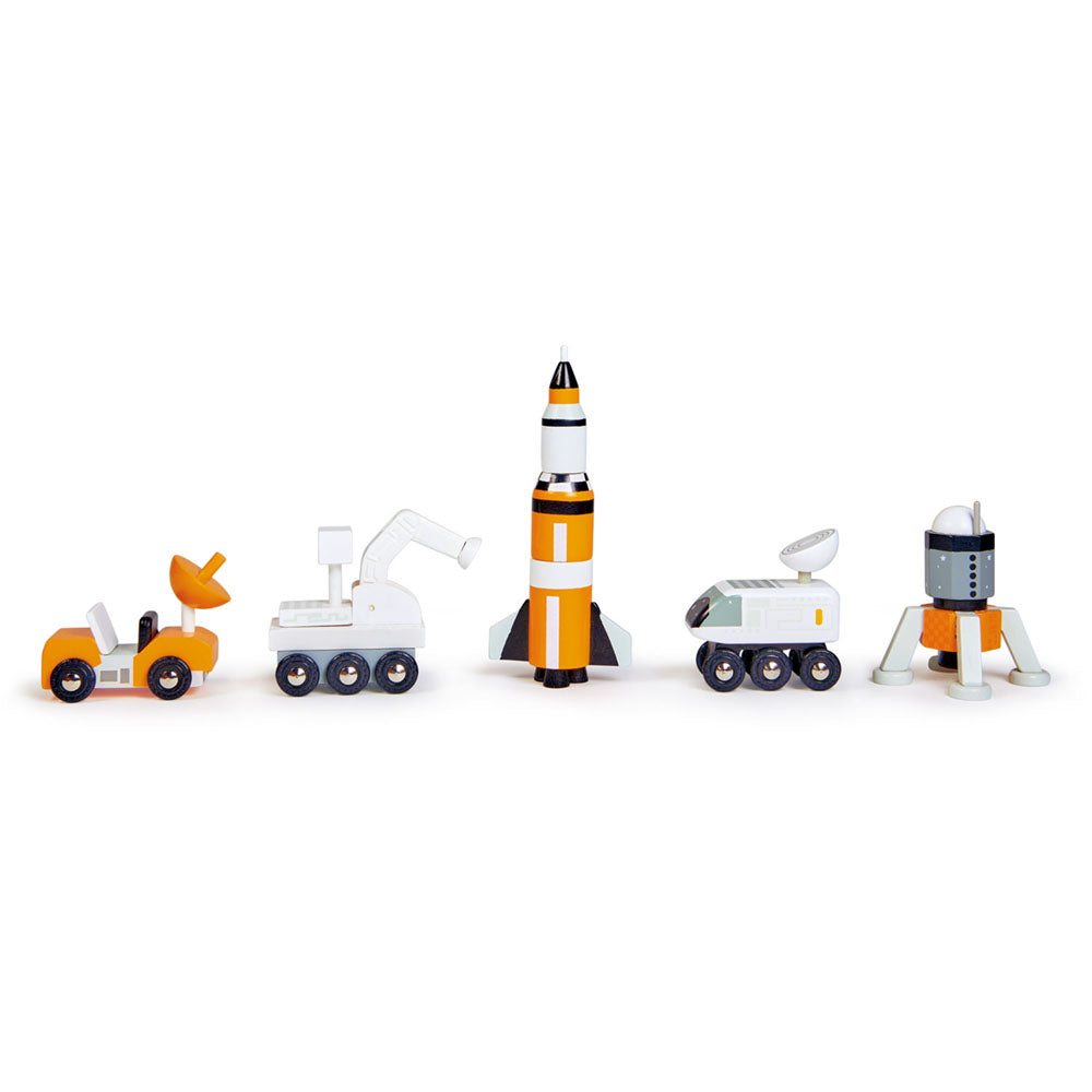 Imagine Set Calator Spatial, din lemn premium - Space Voyager Set - 7 piese - TL8661