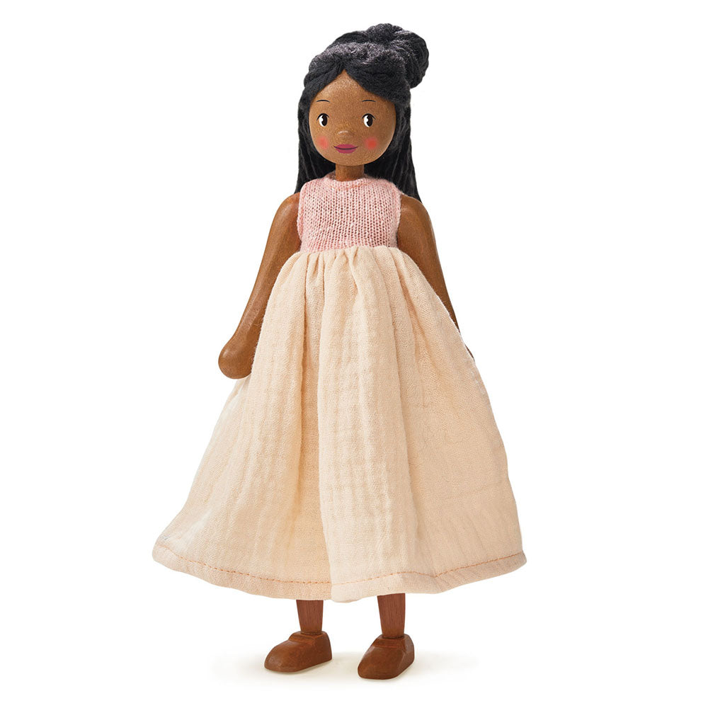 Papusa Lola, din lemn premium - Lola Wooden Doll - TL8882