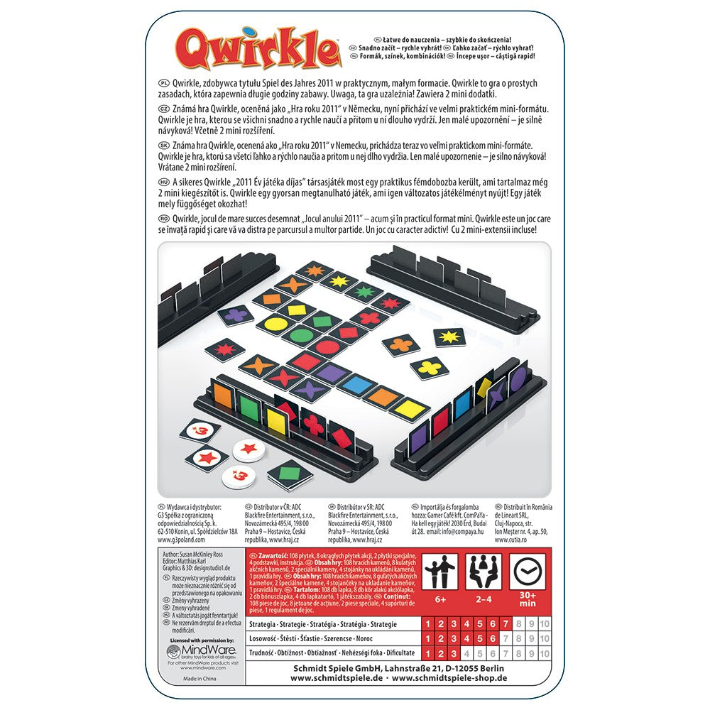 Imagine Qwirkle Metal Box