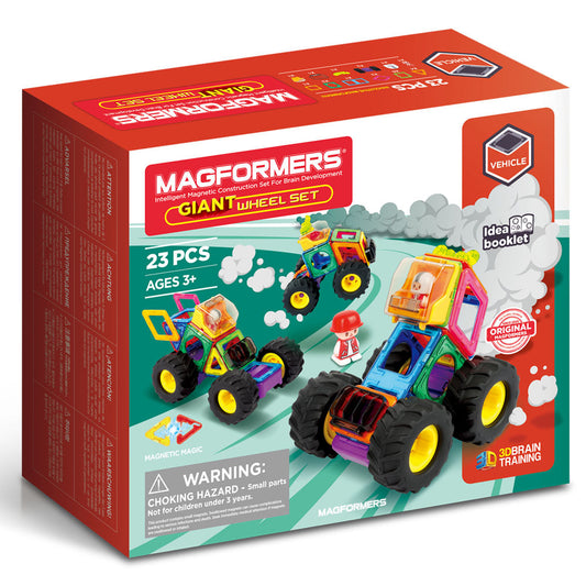 Magformers Giant Wheels - Monster Truck mágneses építőkészlet, 23 db