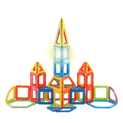 Joc magnetic de constructie Magformers Extreme Racer - Curse Extreme, 42 piese