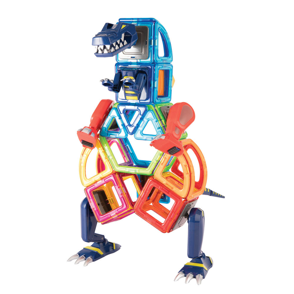 Mágneses építőjáték Magformers Wonder Creator Set - Dinoszauruszok és csodálatos lények, 121 darab