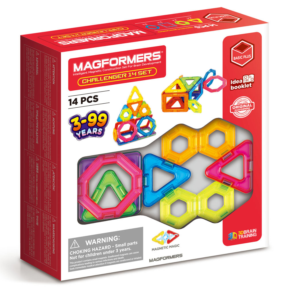 Mágneses építőjáték Magformers Challenger Set - Extra Challenges, 14 darab