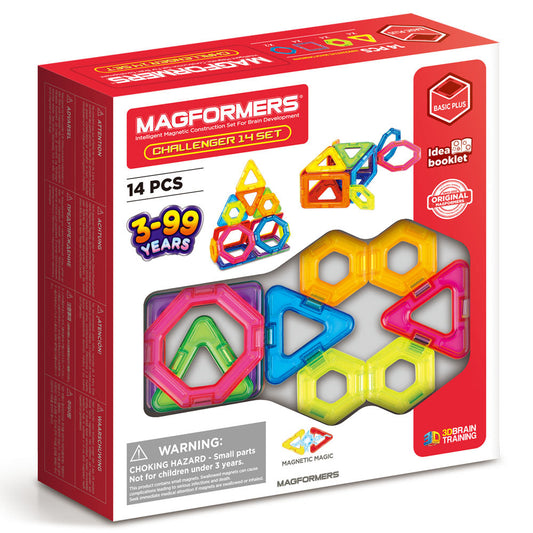 Mágneses építőjáték Magformers Challenger Set - Extra Challenges, 14 darab