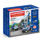 Joc magnetic de construcție Magformers Amazing Police Set - Sectia de Politie, 50 piese