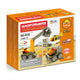 Joc magnetic de constructie Magformers Amazing Construction Set - Utilaje de constructii, 50 piese