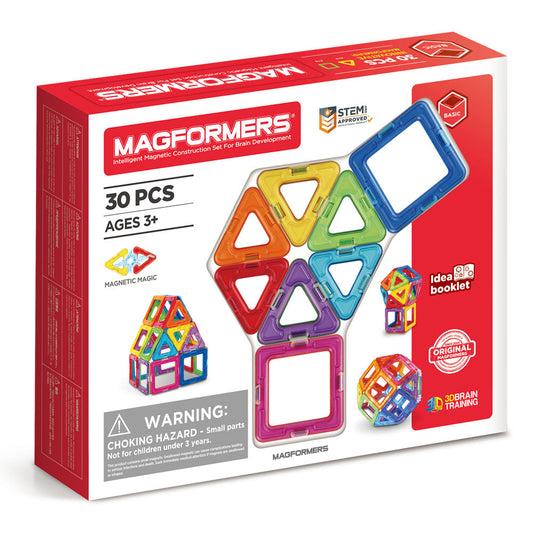Joc magnetic de constructie Magformers - 30 piese