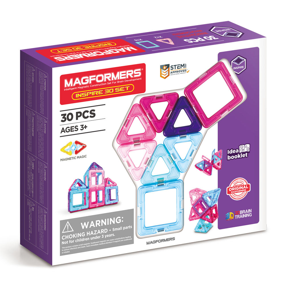 Magformers Inspire készlet - Inspirációk, 30 darab
