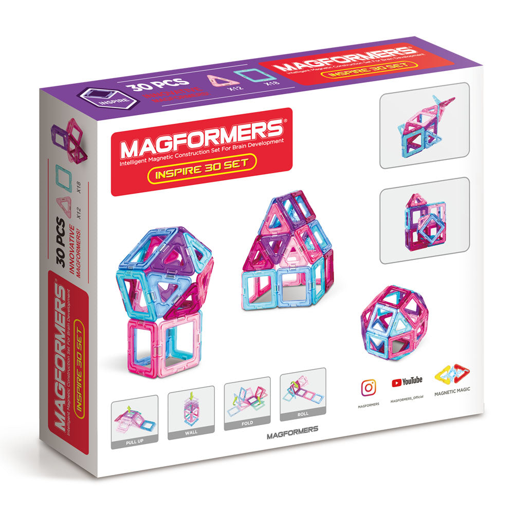 Magformers Inspire készlet - Inspirációk, 30 darab