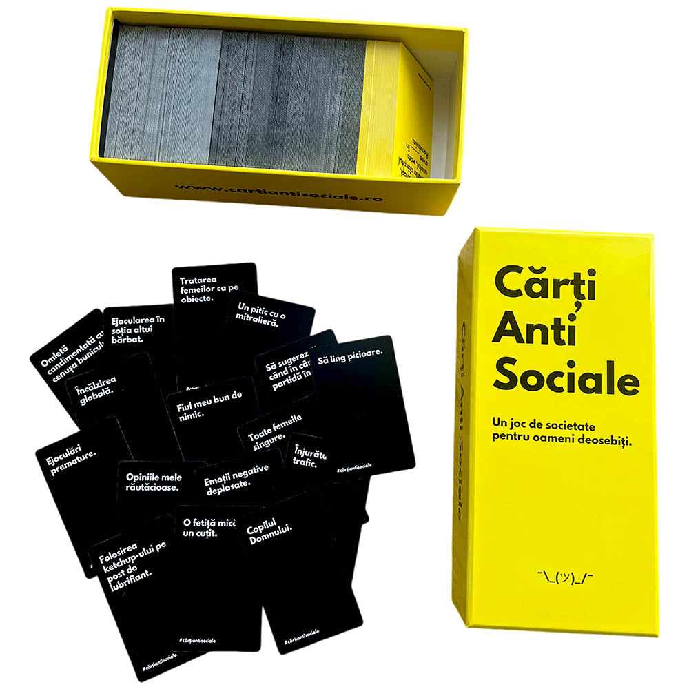 Carti Anti Sociale, joc de petrecere, lb.romana