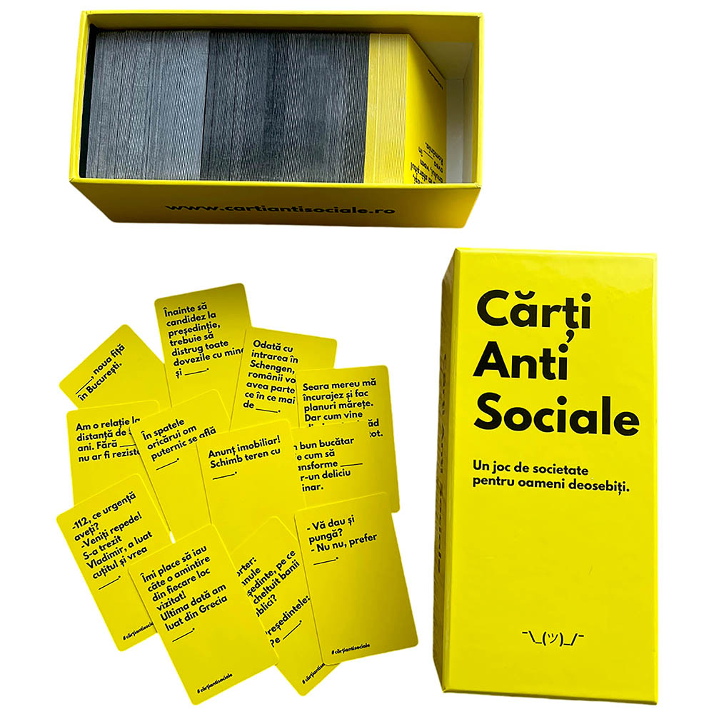 Carti Anti Sociale, joc de petrecere, lb.romana