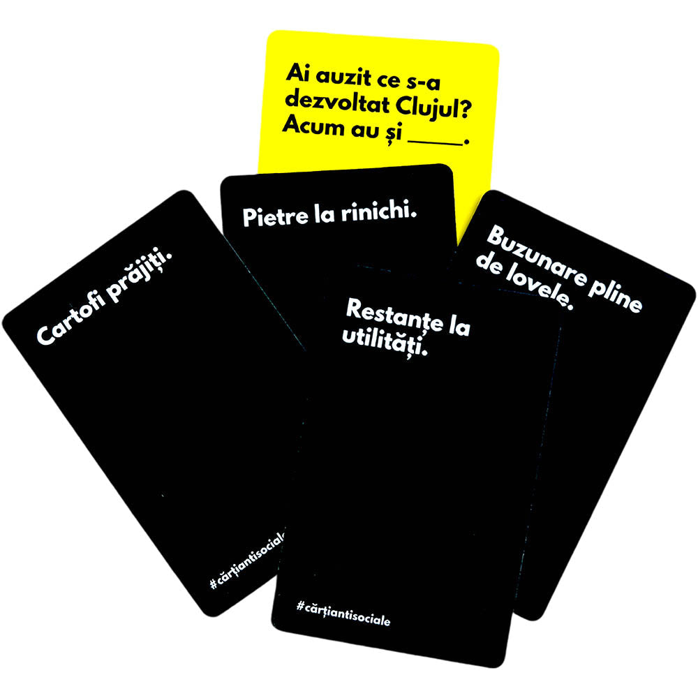 Carti Anti Sociale, joc de petrecere, lb.romana