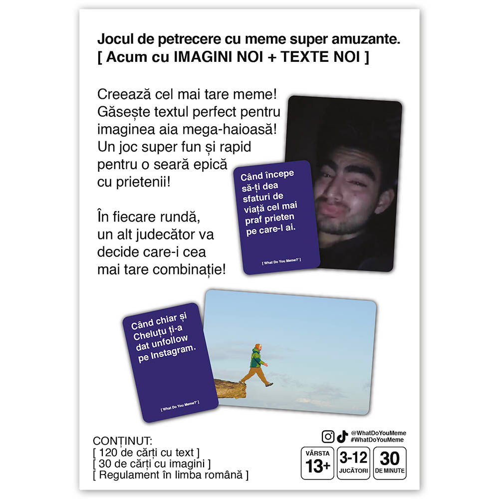 What Do You Meme, editia de buzunar - joc de petrecere, lb.romana