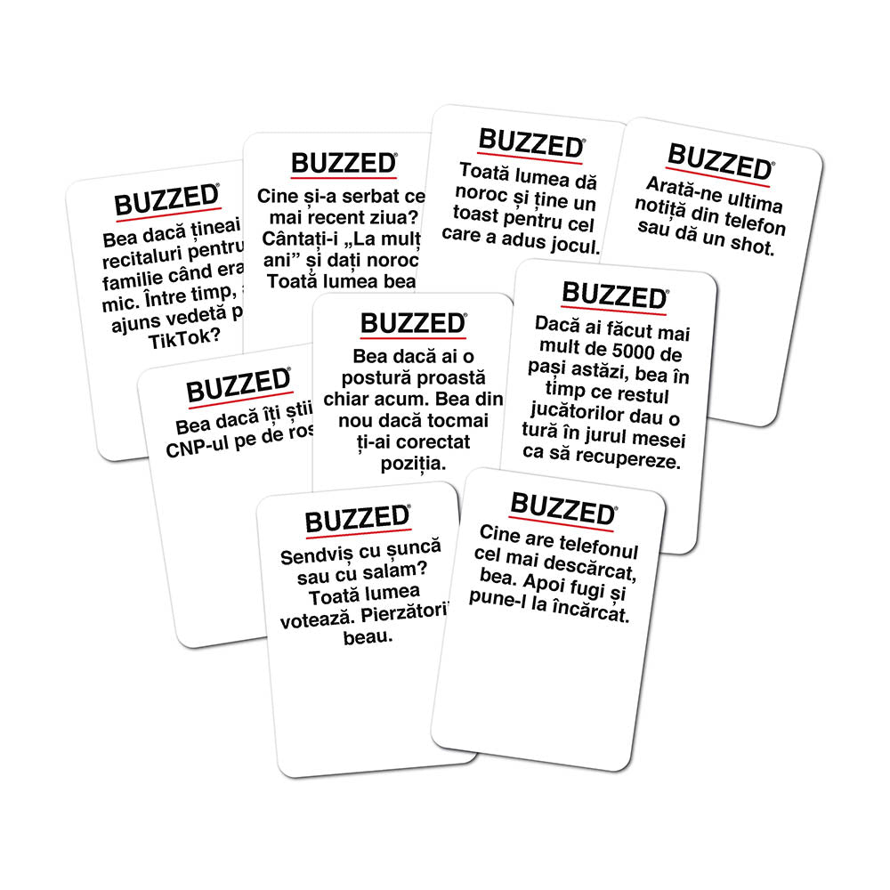 Buzzed, licenta WDYM - joc de petrecere, lb.romana