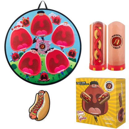 Imagine Joc aruncare la tinta cu Hot Dog zburator - Waboba Wiener's Circle Game