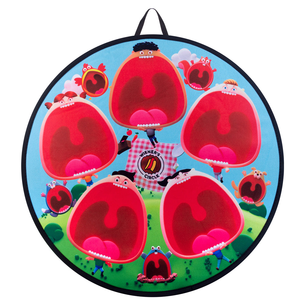 Imagine Joc aruncare la tinta cu Hot Dog zburator - Waboba Wiener's Circle Game