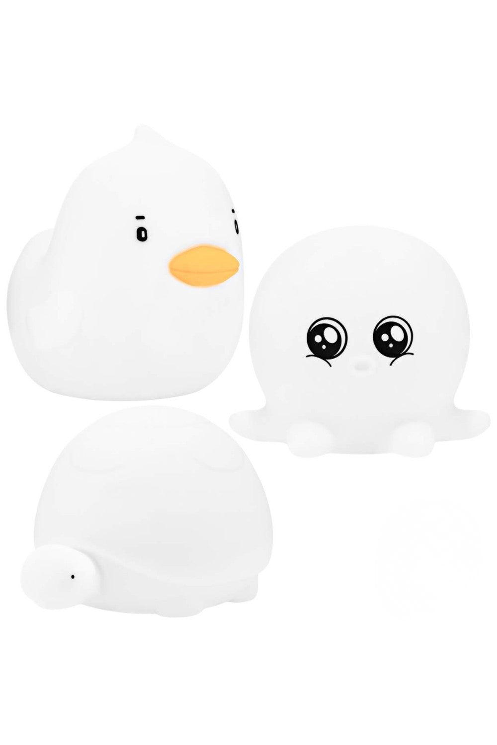 Set Mini Ocean Rabbit & Friends – Lămpițe de noapte plutitoare pentru baie (3 buc)