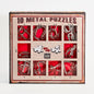 Imagine 10 Metal Puzzles Set Red 