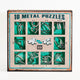 Imagine 10 Metal Puzzles Set Green 