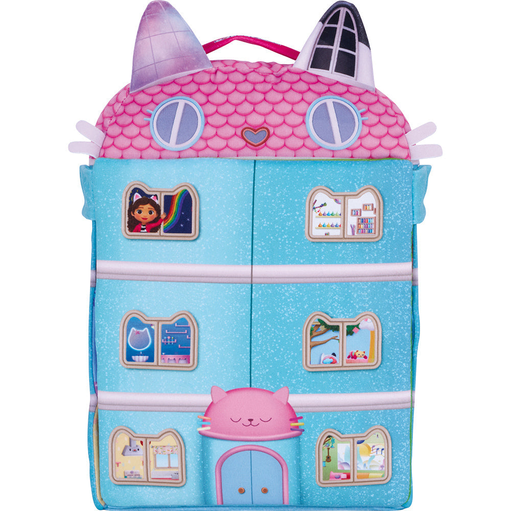 Jucarie de plus Schmidt - Gabby's Dollhouse - Dollhouse + 3 figurine, 41 cm