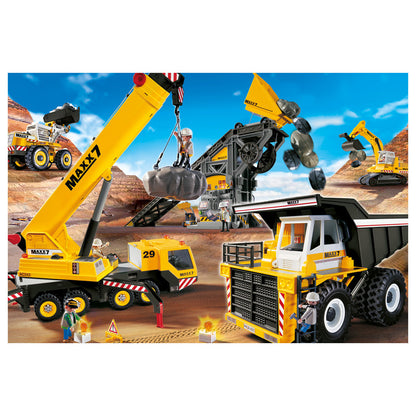 Imagine Puzzle Schmidt: Playmobil - Playmobil box, Set de 2 x 60 piese si 2 x 100 piese + Bonus: cufar metalic