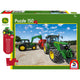 Imagine Puzzle Schmidt: John Deere - Tractor seria 5M, 150 piese + Cadou: macheta Siku