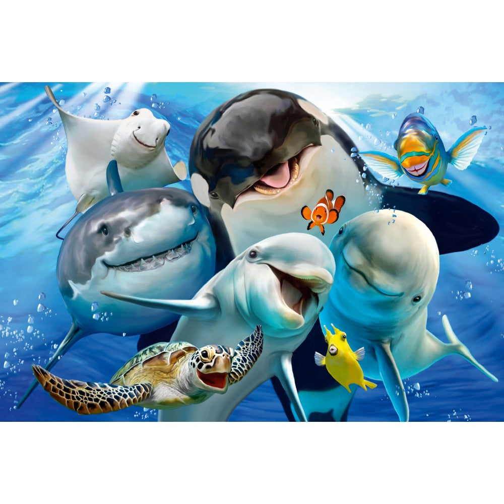 Puzzle Schmidt: Portret de familie submarin, 200 piese