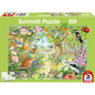 Imagine Puzzle Schmidt: Animale in padure, 100 piese