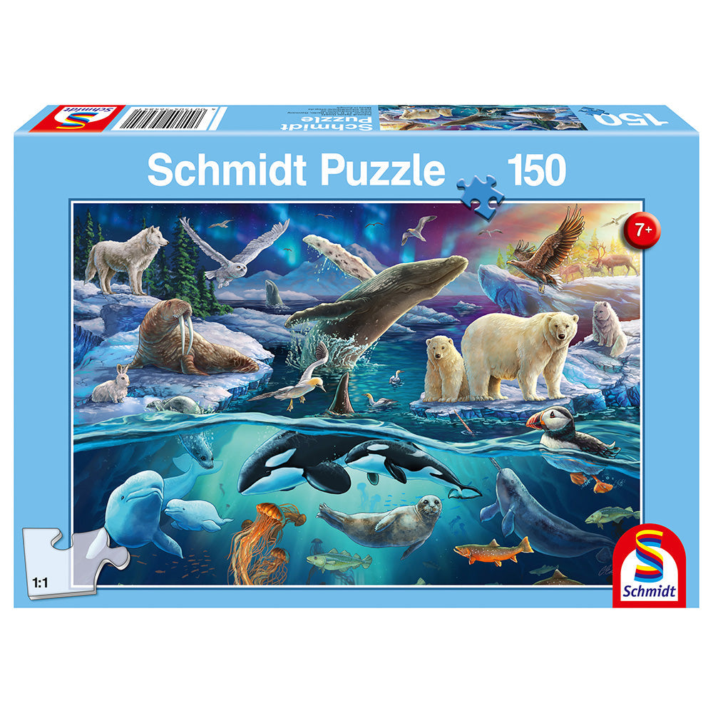 Puzzle Schmidt: Animalele polare, 150 piese