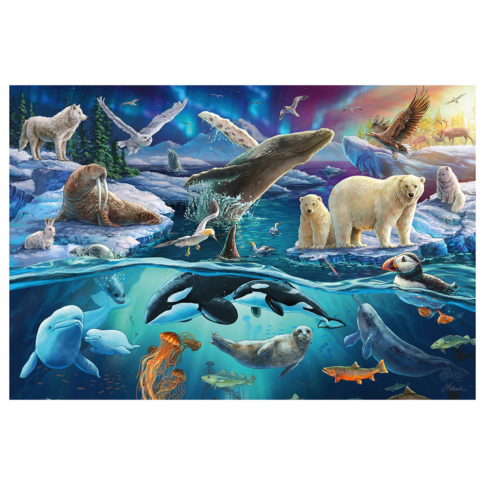 Puzzle Schmidt: Animalele polare, 150 piese