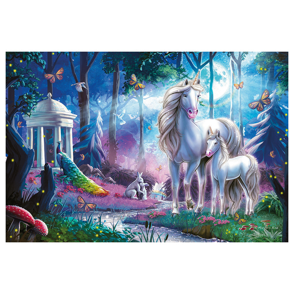 Puzzle Schmidt: Familia de unicorini, 200 piese