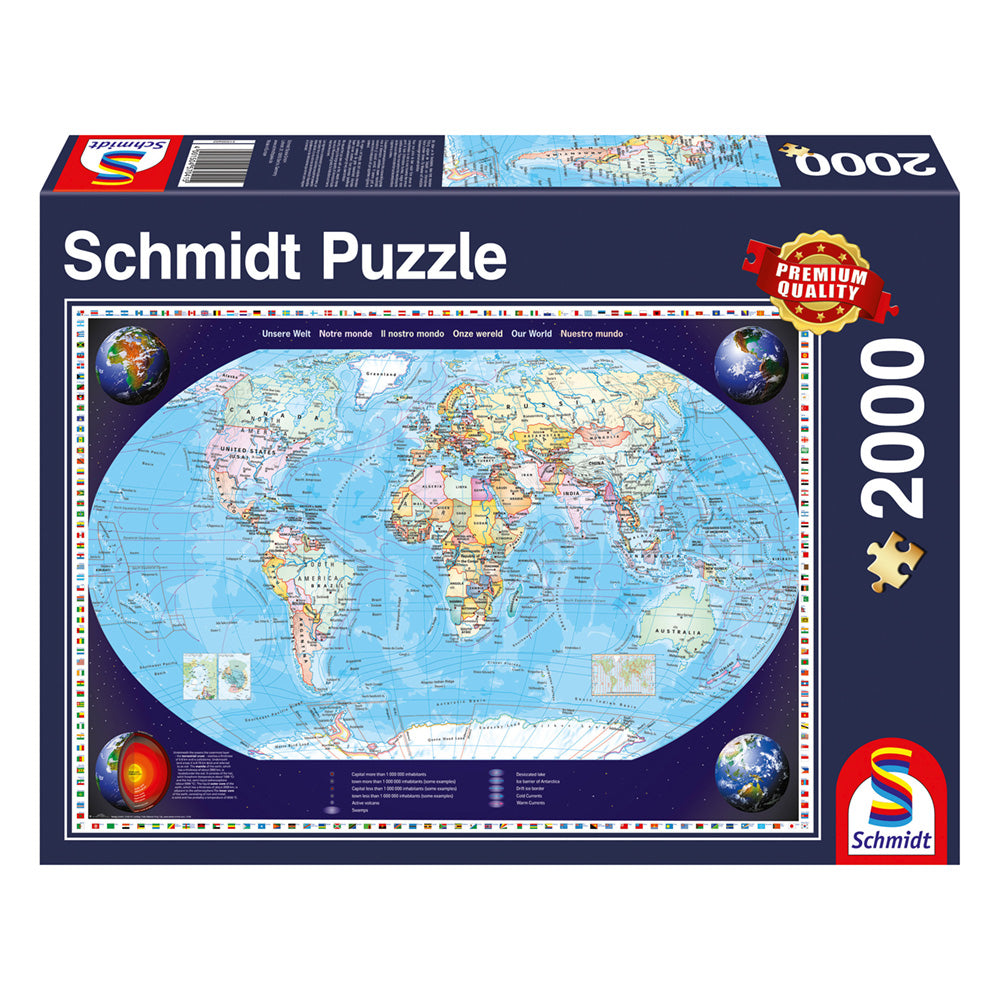 Puzzle Schmidt: Lumea noastra, 2000 piese