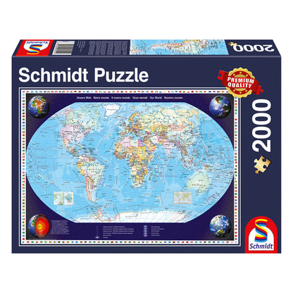 Puzzle Schmidt: Lumea noastra, 2000 piese