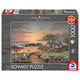 Imagine Puzzle Schmidt: Thomas Kinkade - Casuta pe malul marii, 1000 piese