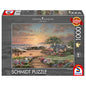 Imagine Puzzle Schmidt: Thomas Kinkade - Casuta pe malul marii, 1000 piese