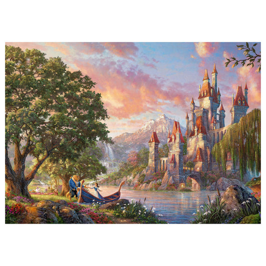 Imagine Puzzle Schmidt: Thomas Kinkade - Disney - Lumea magica a lui Belle, 3000 piese