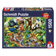 Imagine Puzzle Schmidt: Regatul colorat al animalelor, 1500 piese
