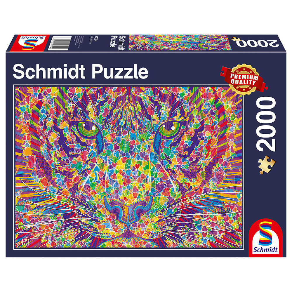 Puzzle Schmidt: Salbatic la suflet – Tigru, 2000 piese