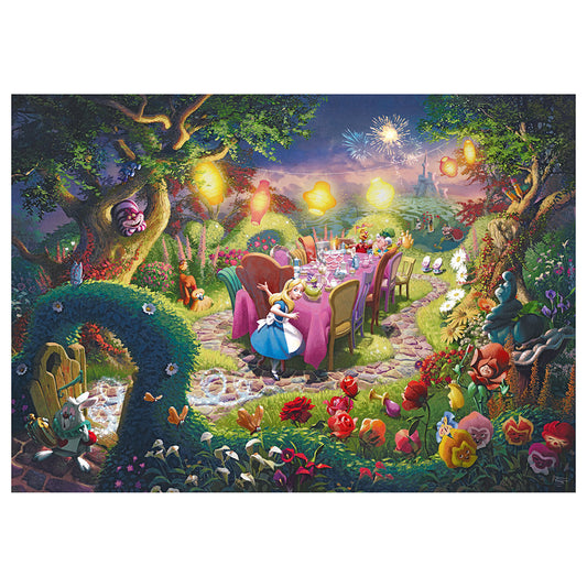 Puzzle Schmidt: Thomas Kinkade - Disney - Alice in Tara Minunilor, petrecerea, 6000 piese