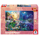 Imagine Puzzle Schmidt: Rose Cat Khan - Competitia nocturna a dragonilor, 1000 piese
