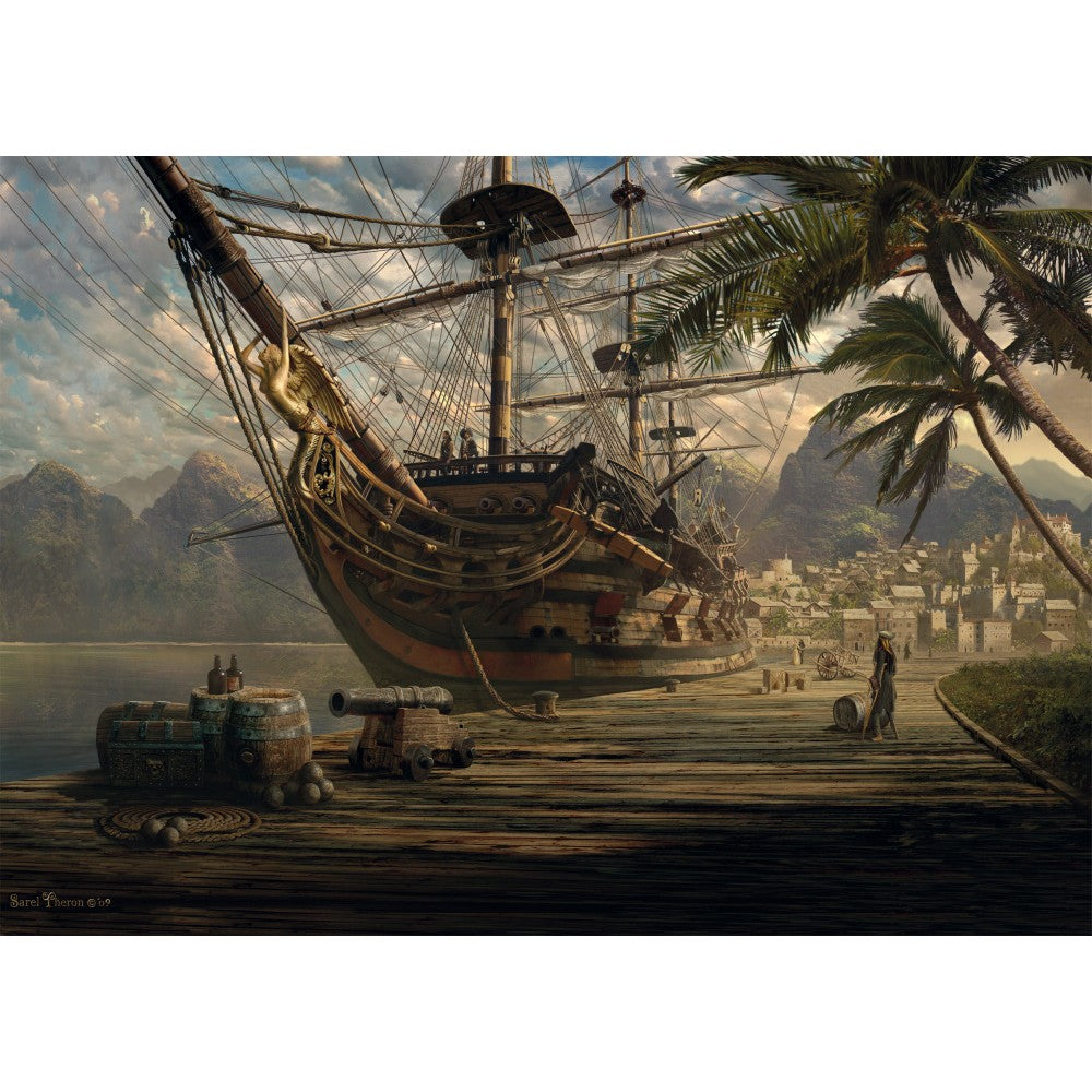 Imagine Puzzle Schmidt: Nava ancorata, 1000 piese
