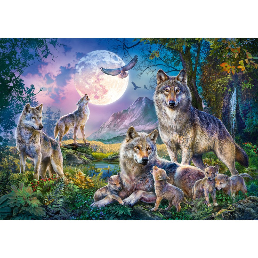 Imagine Puzzle Schmidt: Familia lupului, 1500 piese