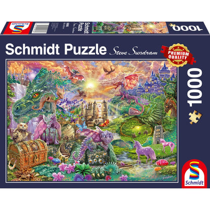 Imagine Puzzle Schmidt: Taramul dragonului fermecat, 1000 piese