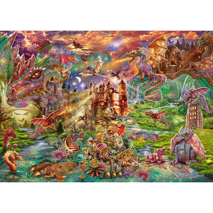 Imagine Puzzle Schmidt: Comoara dragonului, 2000 piese