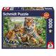 Imagine Puzzle Schmidt: Tigrul si puii acestuia, 1000 piese