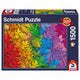 Puzzle Schmidt: Frunze colorate, 1500 piese